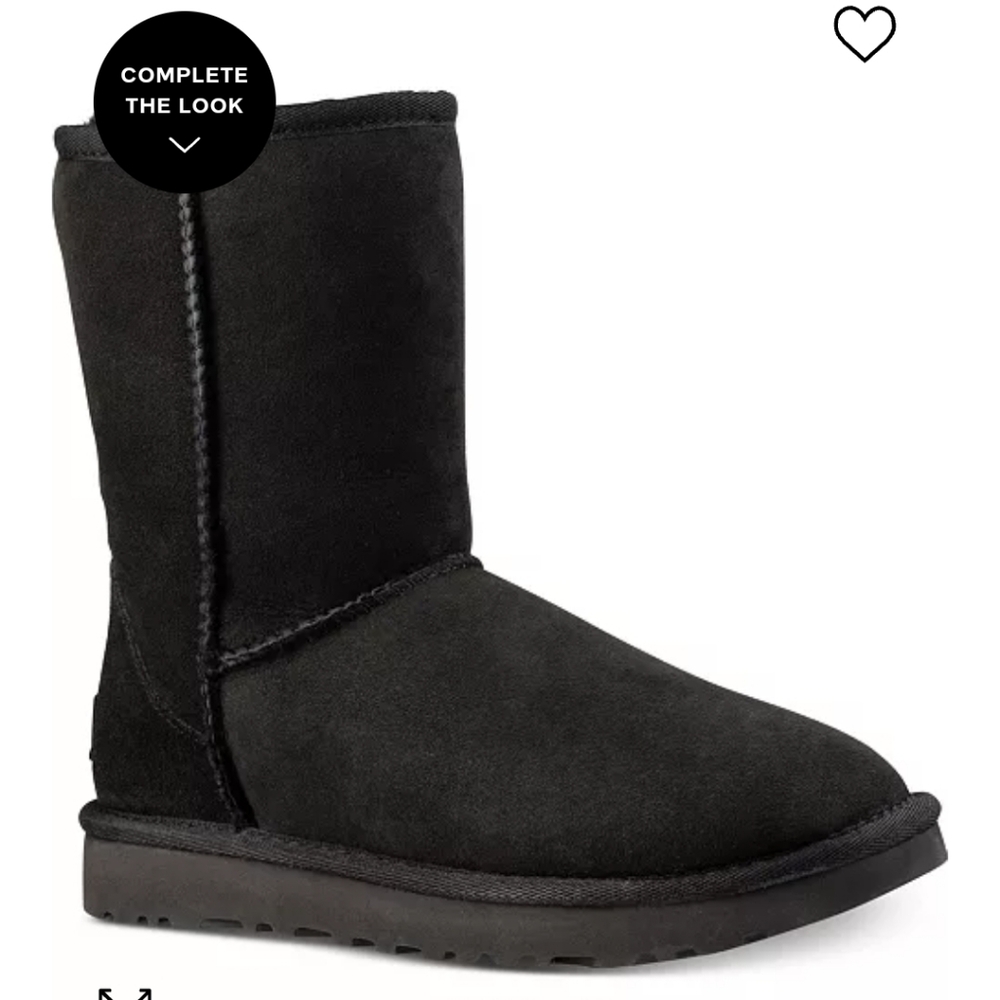 Black women's UGG classic short boot